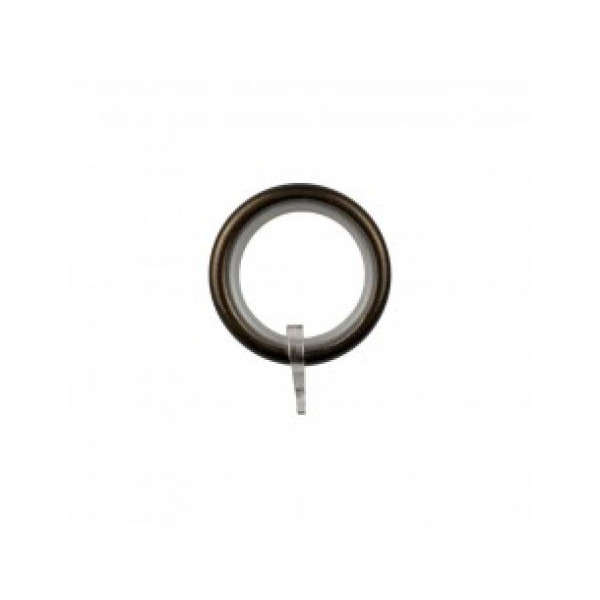 Anello per bastoni tende in ferro bronzo confezione da 8 pz