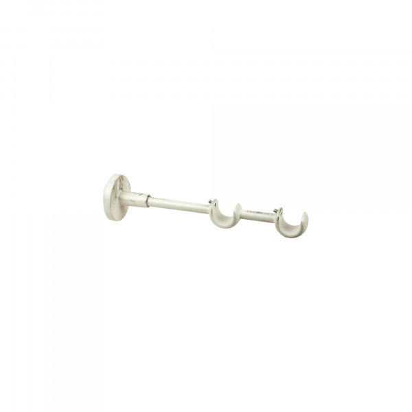 supporto  doppio avorio/oro 20 cm 