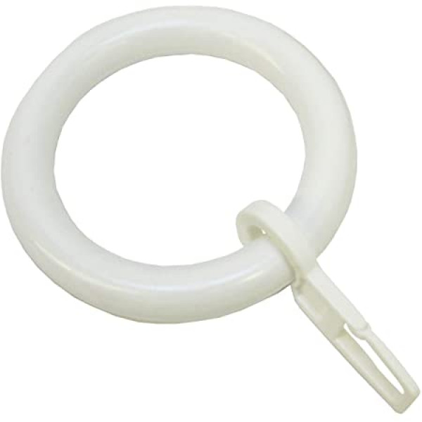 Anello in legno bianco confezione da 10 pz 