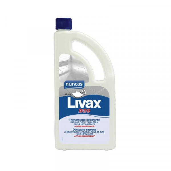 Livax D20 trattamento decerante Nuncas per pavimenti flacone da lt.1
