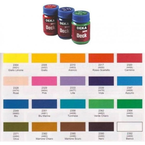 DEKA PERM-DECK FLACONE  DA 25 ML  NERO