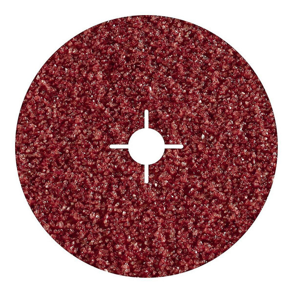 Wolfcraft 5 dischi in fibra per smerigliatrice grana 60 D. 115mm