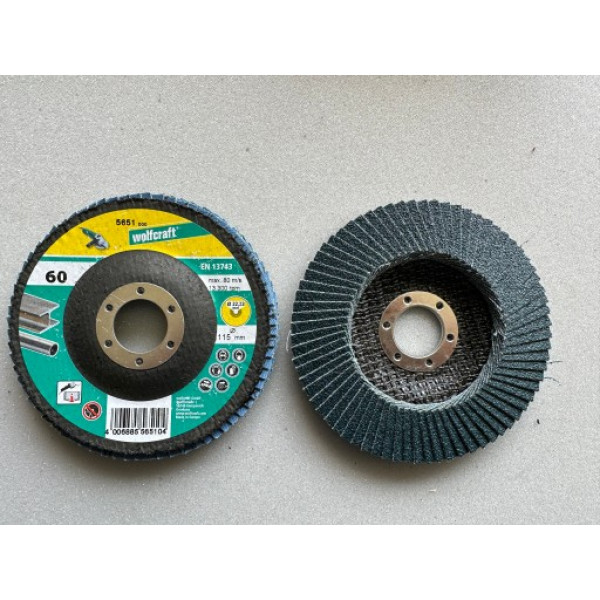 WOLFCRAFT DISCO LAMELLARE WS GRANA  60 DIAM.115 MM 