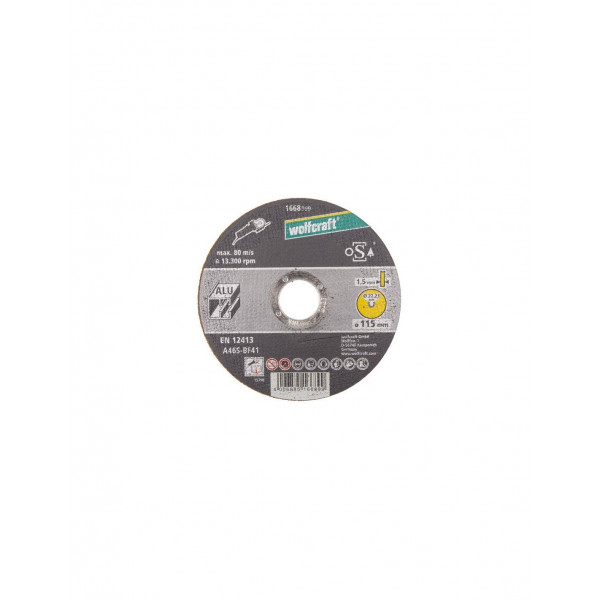 WOLFCRAFT DISCO PER TORNCARE ALLUMINIO 115X1.5X22.2 MM 