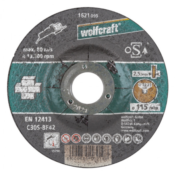 WOLFCRAFT DISCO PER TRONCARE PIETRA D.230MM