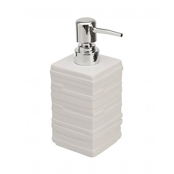 DISPENSER SAPONE BIANCO LINEA BRIK