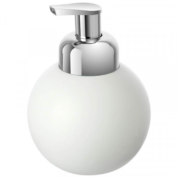 Dispenser sapone bianco linea oslo