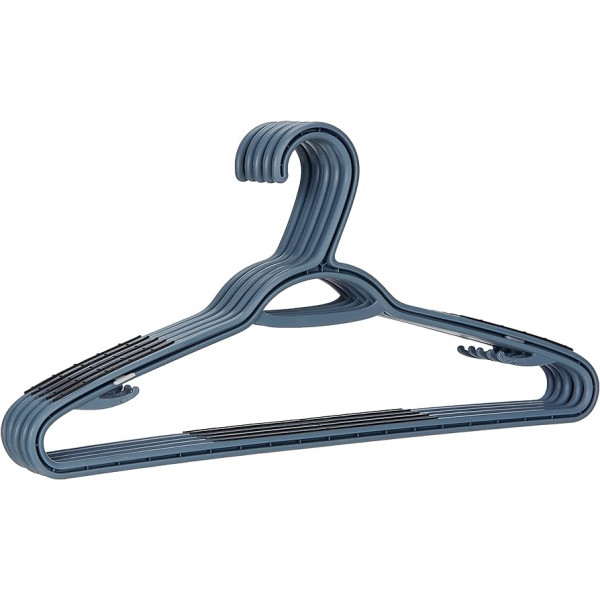Dk living set 5 appendiabiti plastica  grigio Hangers