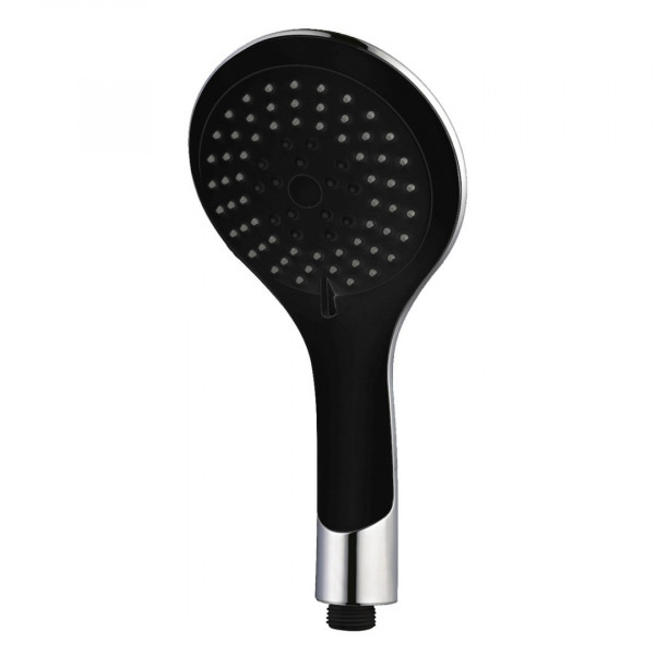 Soffione Per Doccia Elegant A 5 Getti Nera Cromata Idrobric