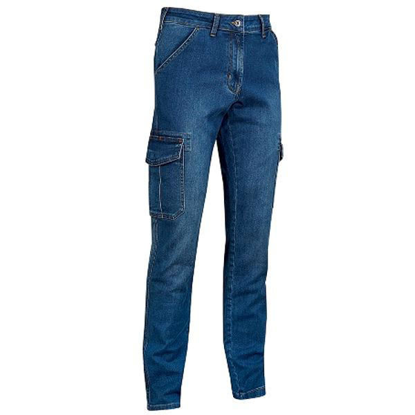 U-POWER PANTALONE JEANS GUADO BLU   TOMMY TAGLIA 30 