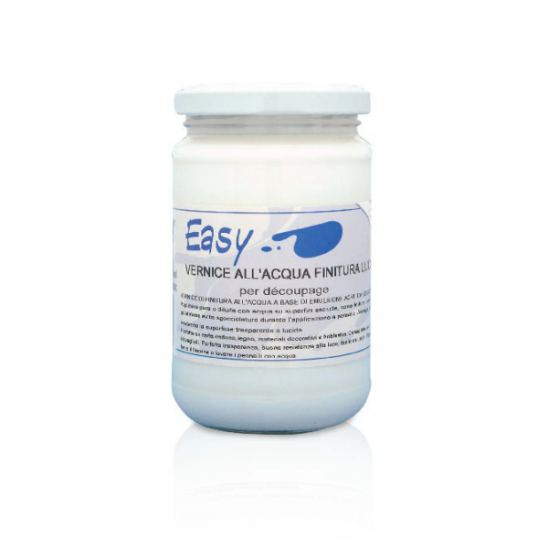 easy vernice gel  all'acqua finitura lucida per decoupage flacone da 720ml