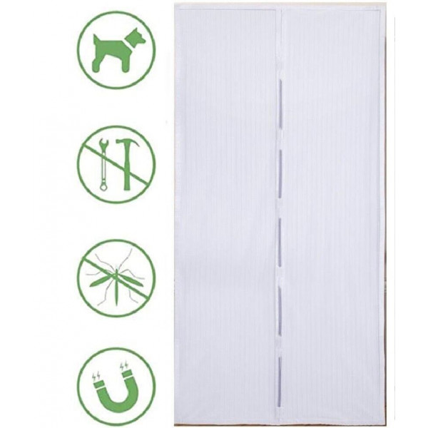 Eco magnetix tenda magnetica bianca 120x250 cm 