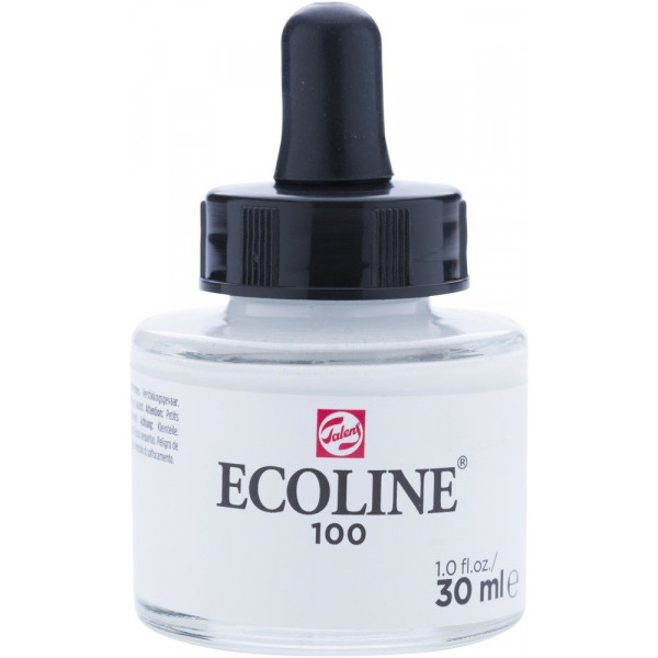 Ecoline - Colore Bianco - Flacone da 30 ml