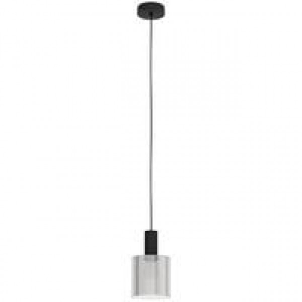 Lampada a sospensione Gorosiba nera 40W Eglo