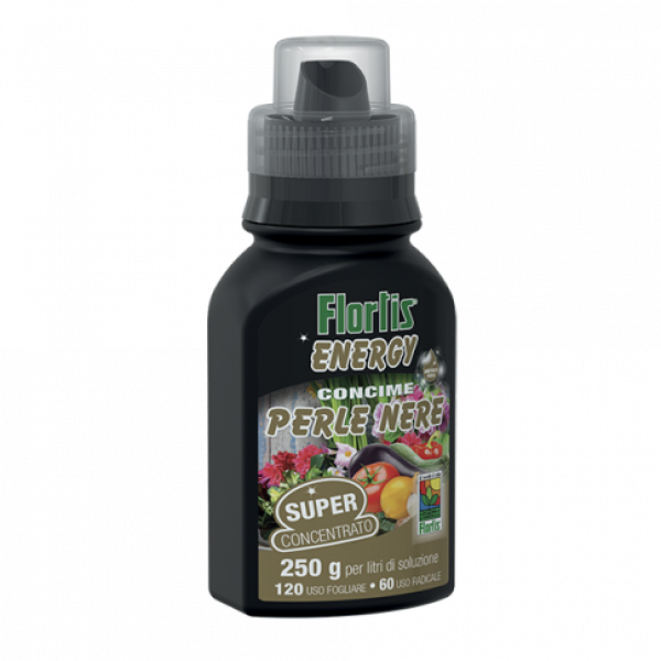 FLORTIS CONCIME  ENERGY PERLE NERE LIQUIDO CONFEZIONE DA  250G