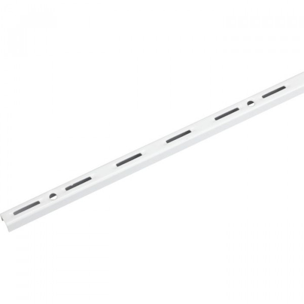 ELEMENT SYSTEM CREMAGLIERA BIANCA 100 CM SINGOLA CON PERFORAZIONE 