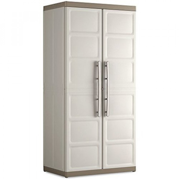 Armadio Excellence XL Alto con 4 Ripiani Regolabili - 89x54x182 cm