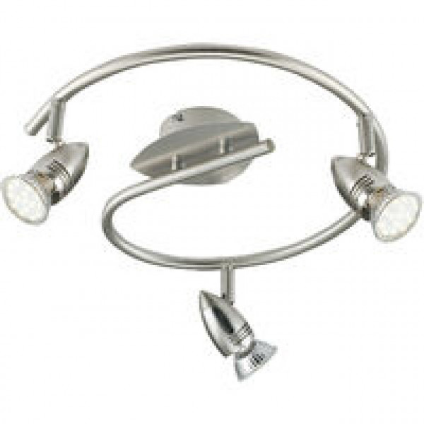 Spot Led Sunny nikel 3xGU10 5W Fan Europe