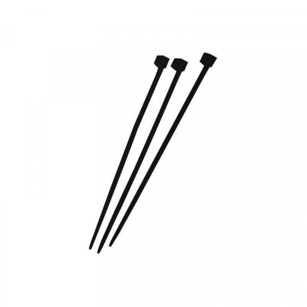 Fascette porta cablaggi blinky nylon nero confezione da 100 pz 