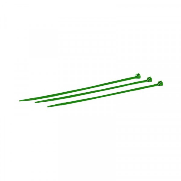 FASCETTE VERDI 4,8X250 MM NYLON CONFEZIONE DA  PZ100