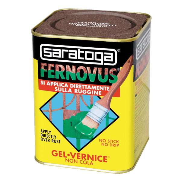 Vernice Gel Antiruggine Fernovus 750ml - Marrone Rinascimentale Metallizzato