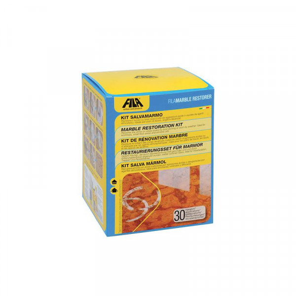 marble restorer - kit salva-marmo toglie le macchie acide flacone da 450 ml 