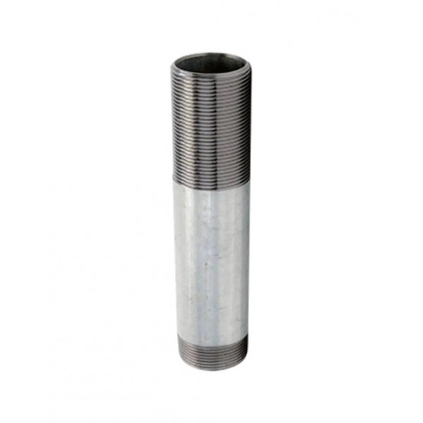 Barilotto filettato agli estremi acciaio zincato   3/4 x 150  mm 
