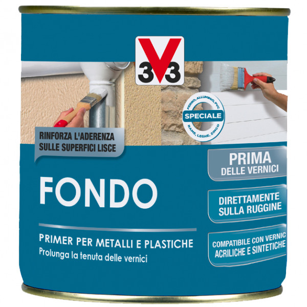 Fondo per Metalli e Plastica - Flacone da 0,5 Litri