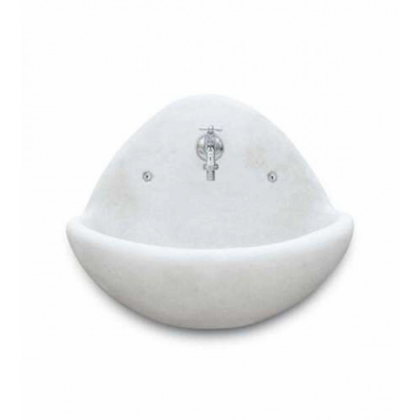 Fontana a muro Fradusta bianca cm 54x25x46 Kam