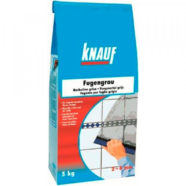 KNAUF  FUGANTE GRIGIO FINO A 4MM SACCO DA KG 5