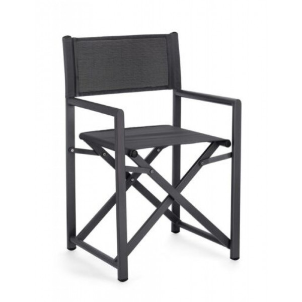 Sedia regista Taylor grigio scuro/antracite Bizzotto Andrea