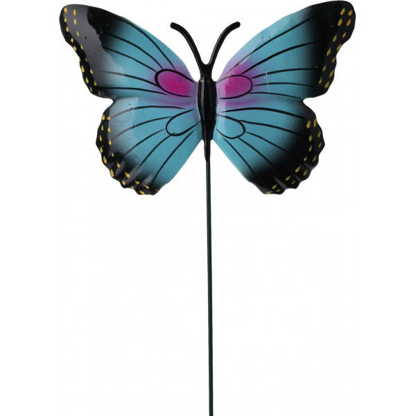 GARDEN PICK BUTTERFLY IN METALLO 15x55 cm 