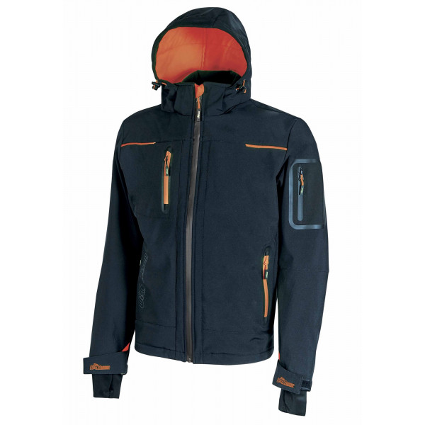 U-POWER SPACE GIACCA SOFTSHELL DEEP BLUE TG. L