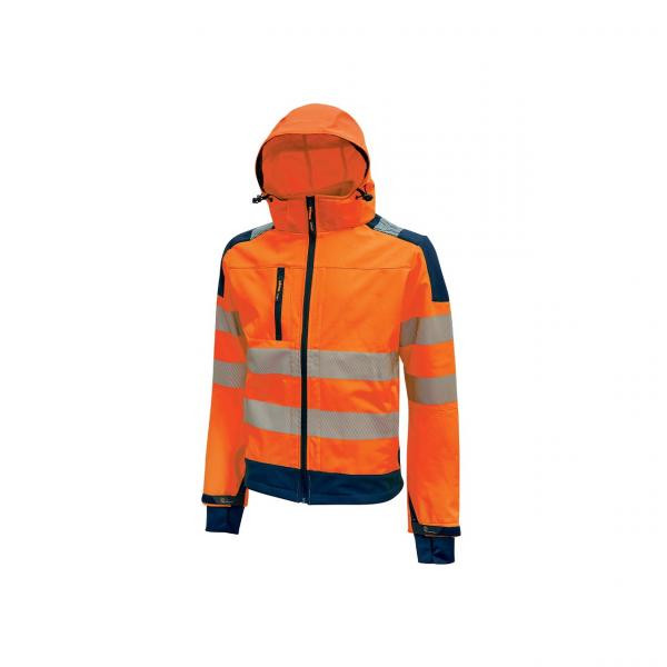 Giacca da Lavoro Softshell Alta Visibilità U-Power Orange  Taglia XXL 