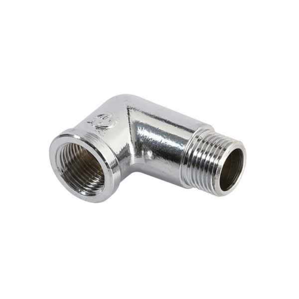 Gomito 3/8 Mf Ottone cromato
