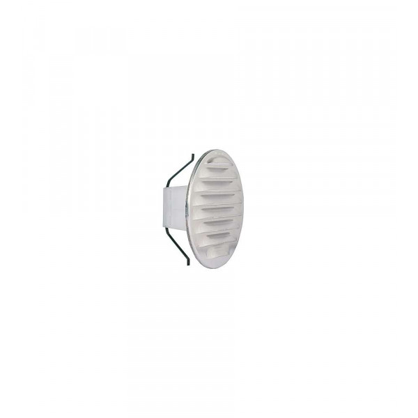 Griglia realizzata in alluminio e dotata di molle e rete D. 130mm  tubo 80/125mm 