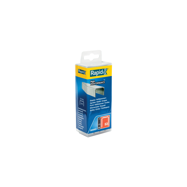 Punti metallici Graffette Rapid tipo 53 5000 pz 12mm 