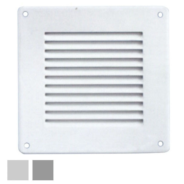 GRIGLIA LAMIERA QUADRA RETE BIANCA  140X140 MM 