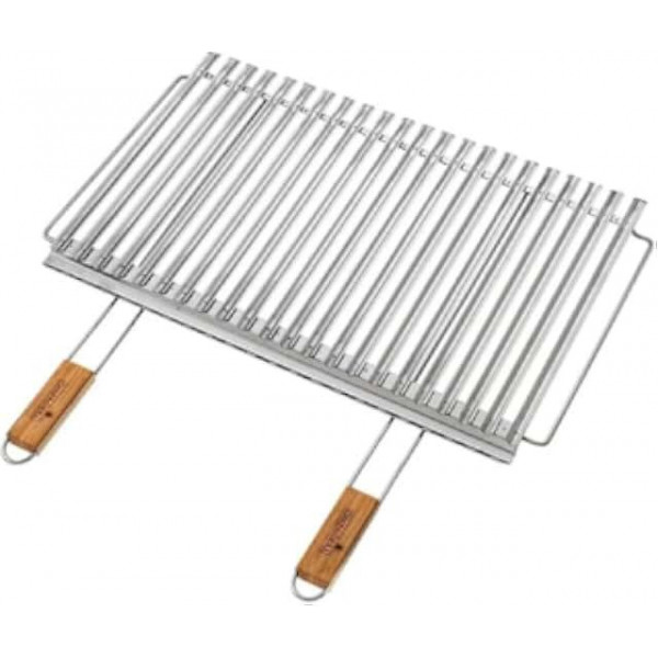 Griglia biologica per barbecue con recupero grassi cm 67x40 Ompagrill