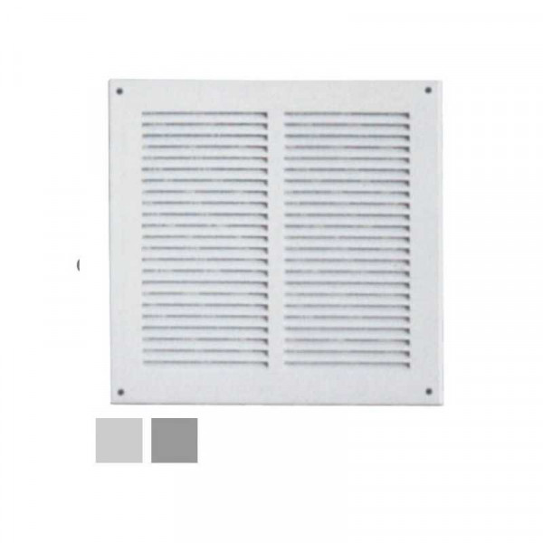 Griglia Lamiera quadra  240X240 mm  Rete Bianca