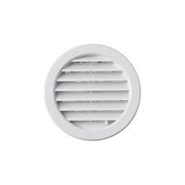  griglia aerazione tonda  ad incasso in plastica D. 150mm 