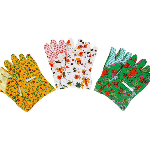Guanto da giardino bimbo in cotone Verdemax taglia S