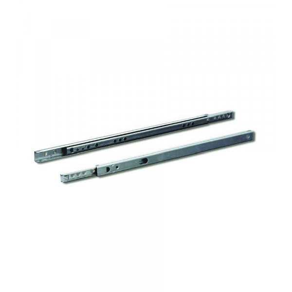Guide per Cassetti Scorrevoli a Sfera Mont-Fresata H17 - 251/246 mm, Acciaio Zincato Colore Grigio