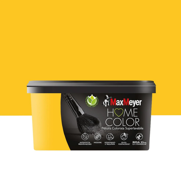  MAXMEYER HOME COLOR  BASE GIALLA  FLACONE DA  LT 4.75