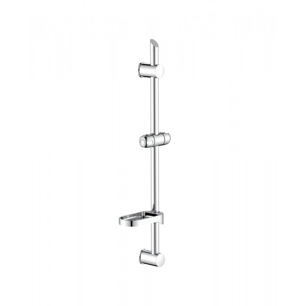IDRO-BRIC G3403 CR  Asta saliscendi Regolo con portasapone cromato h72 cm 