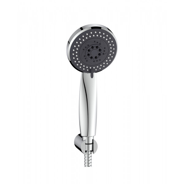 Doccia Duplex Calliope 3 Getti colore Cromo e Grigio D. 10cm  attacco 1/2"