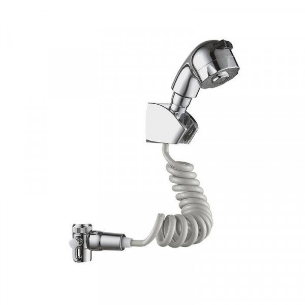 DOCCIA DUPLEX SMART  2 GETTI CON MOLLA ESTENSIBILE FINO A 150 CM