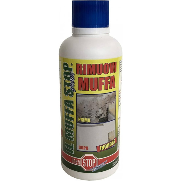 Dixi muffa antimuffa stop green rimuovi muffa inodore flacone da 250 ml 