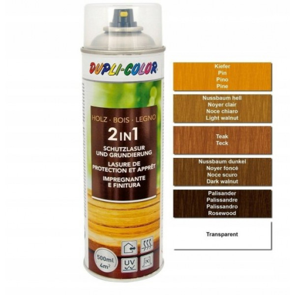 Impregnante per Legno 2in1 Teak 500 ml - Protezione e Finitura per i Tuoi Progetti in Legno!