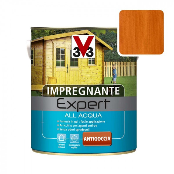 Expert   impregnante all'acqua colore douglas flacone da 750  lt